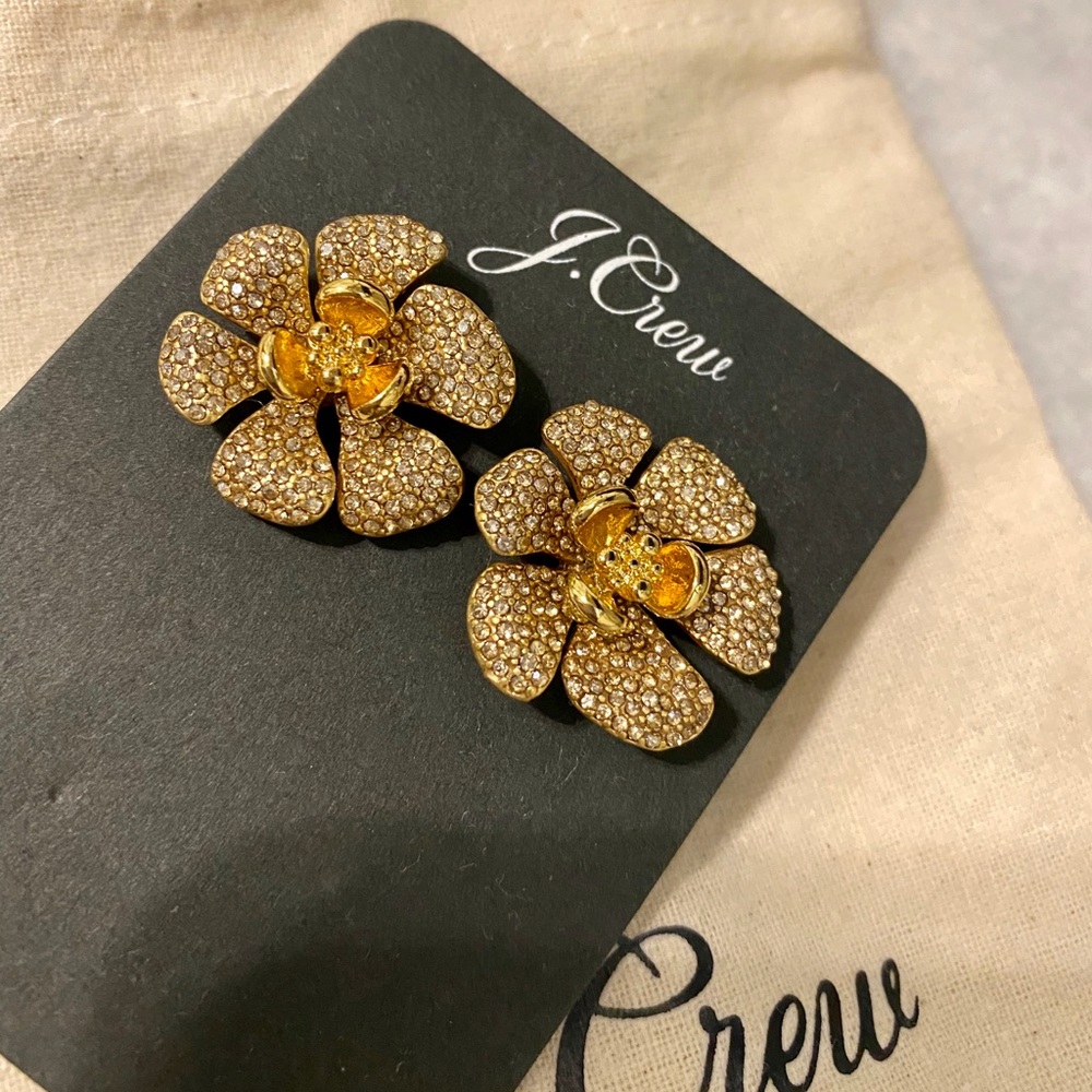 J. Crew statement earrings NWT